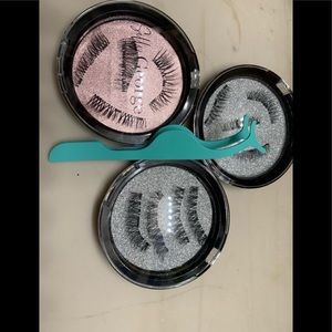 3 sets of magnetic eyelashes with application tool